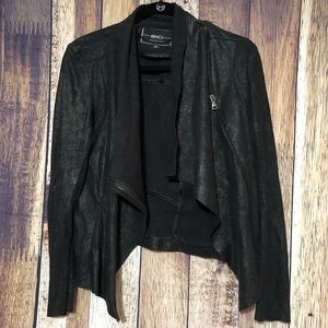 BNCI Asymmetrical Black “Suede” Jacket
